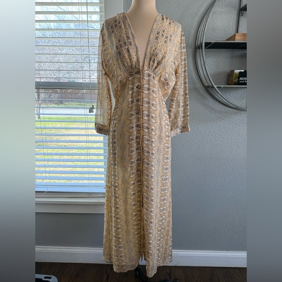 lolita jaca Dresses & Skirts - Lolita Jaca St. Barth Ibiza Silk Chiffon Long Dress Size Small